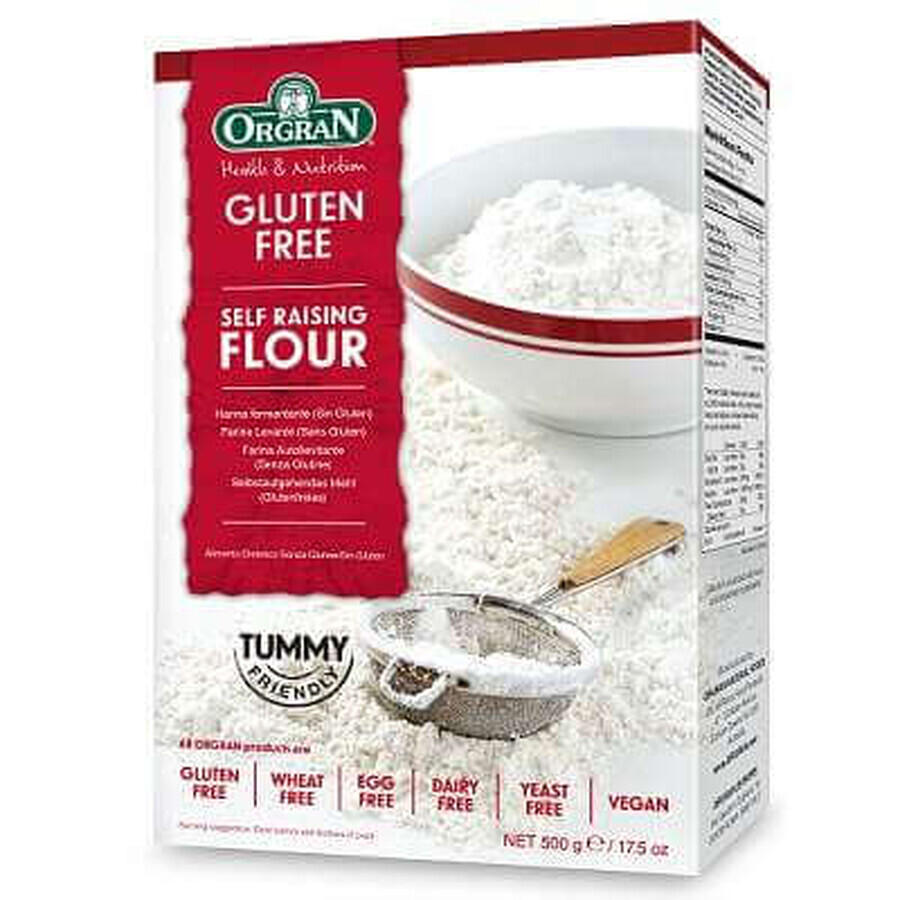 Faina cu praf de copt fara gluten, 500 g, Orgran