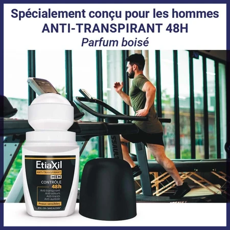 Etiaxil Deodorant Roll-on 48 Hours for Men 2x50ml