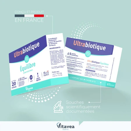 Vitavea Santé Ultrabiotique Intestinal Flore Balance 30 geluri