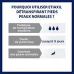 Etiaxil Detranspirant Déodorant Pieds & Mains Peaux Nomales 100ml