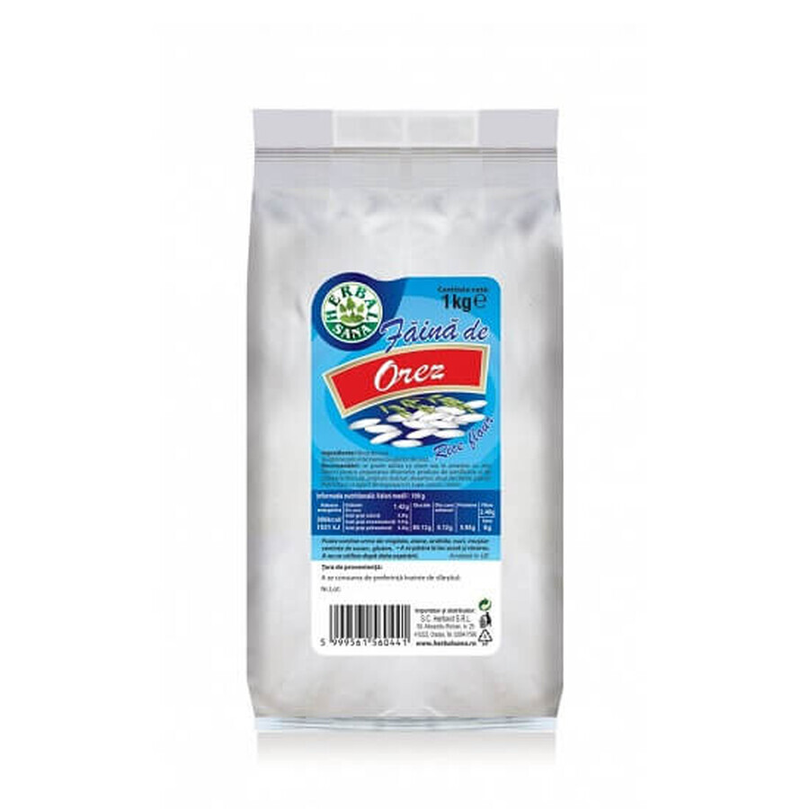 Farine de riz, 1 kg, Herbal Sana