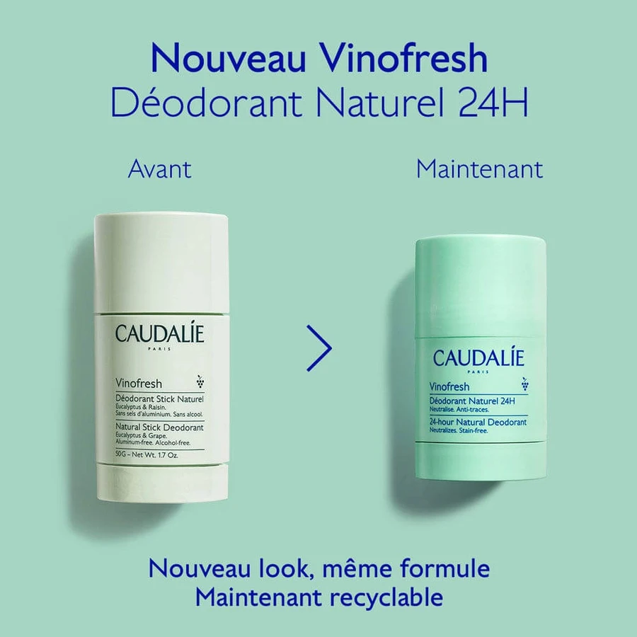 Dezodorant w sztyfcie Caudalie Vinofresh Natural 50g: ceny i cechy