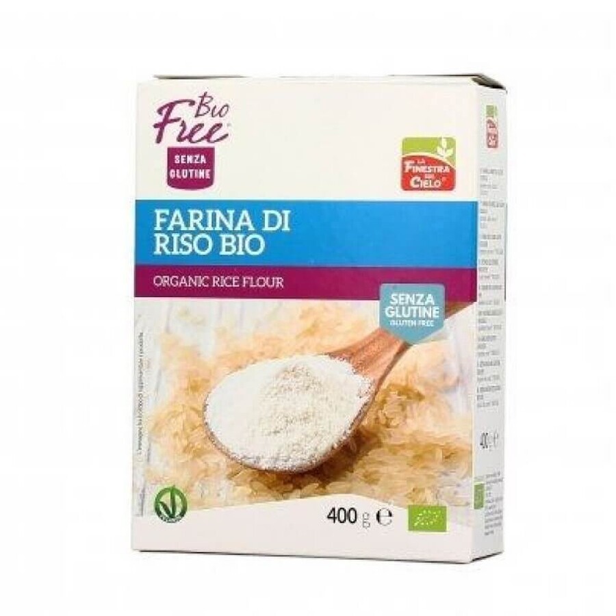 Farine de riz biologique, 400 g, La Finestra Sul Cielo