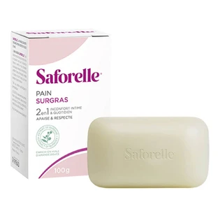 Saforelle Superfat bar pentru îngrijirea personală și corporală pentru pielea delicată 100 g