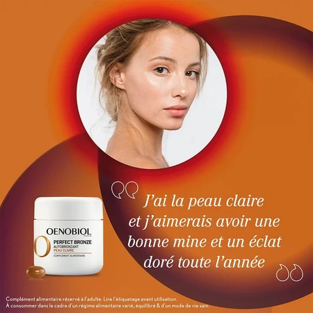 Oenobiol Perfect Bronze Autobronceador Piel Clara 30 cápsulas