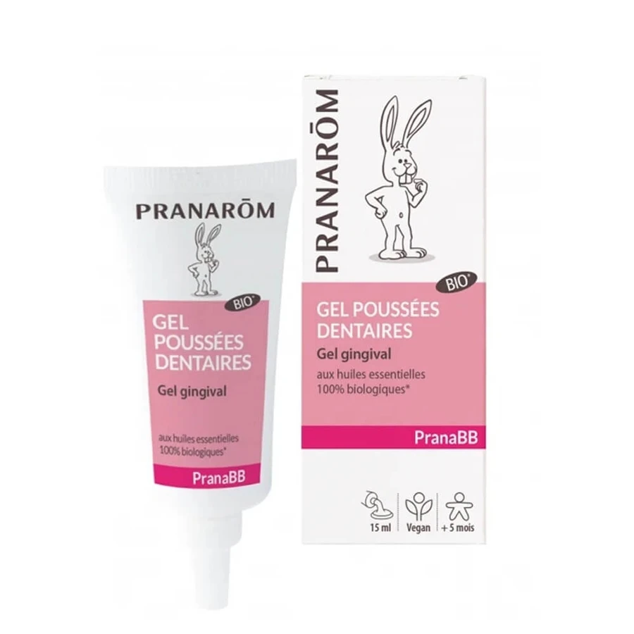 Pranarôm Pranabb Organiczny żel dziąsłowy na porost zębów 15ml: ceny i cechy