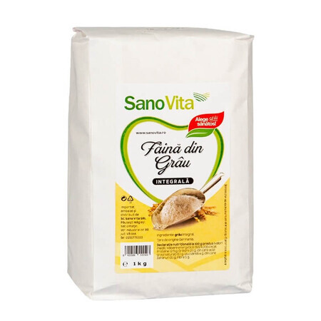 Farina integrale, 1 kg, Sanovita