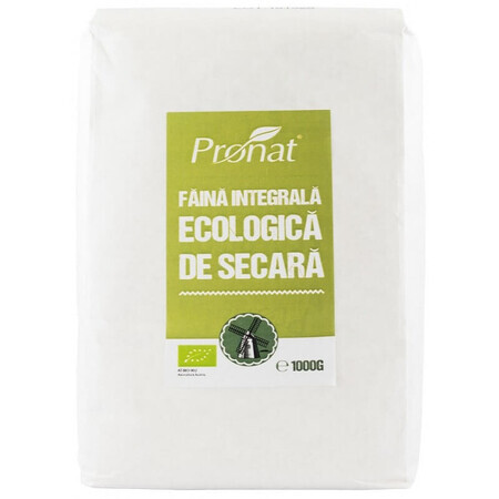 Harina integral de centeno, 1 Kg, Pronat