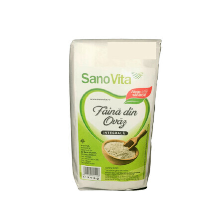 Wholemeal oat flour, 500 g, Sanovita