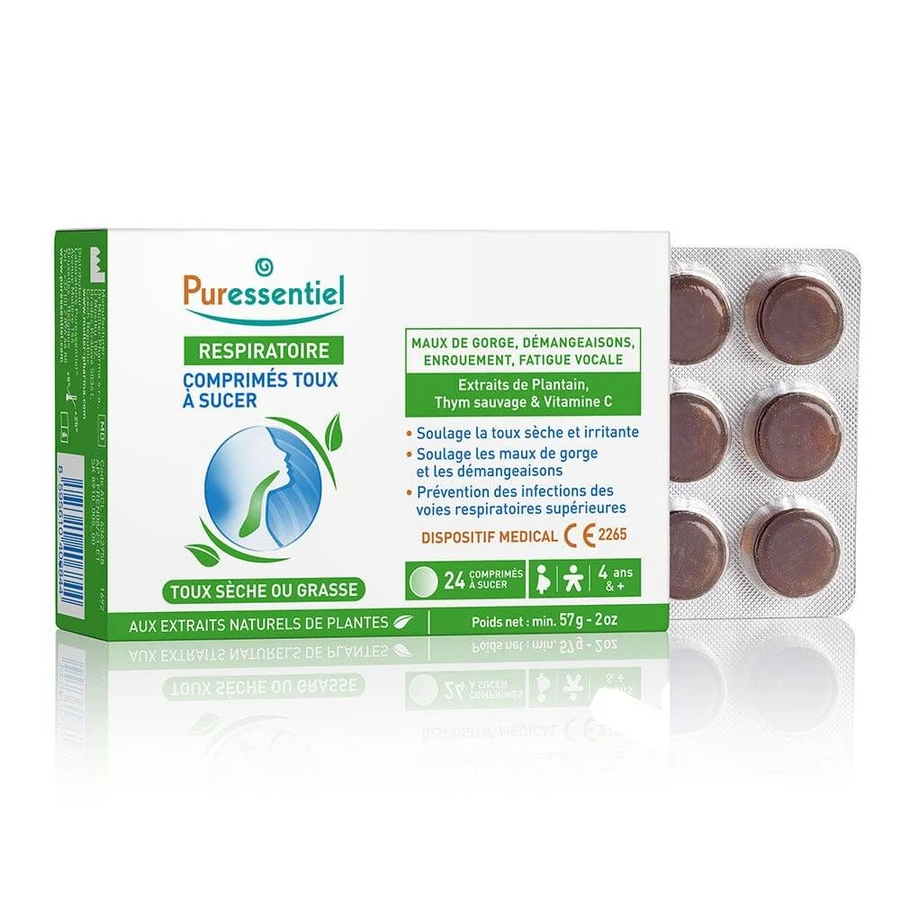 Puressentiel Respirazione Tosse secca o stizzosa 24 compresse masticabili