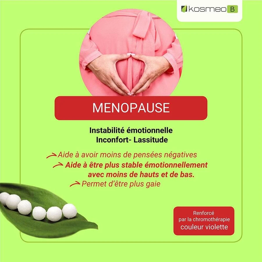 Kosmeo Fleurs de Bach Ménopause Bio 120 granule