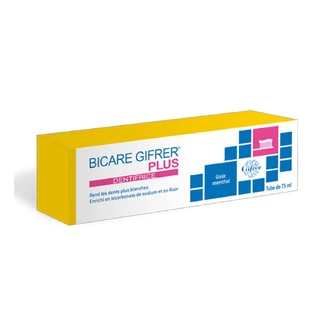 Gifrer Bicare Bicarbonat pastă de dinți de albire 75ml