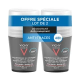 Vichy Deodorant Männer Roll-on Antitranspirant 48h Sensitive Skin 2x50ml