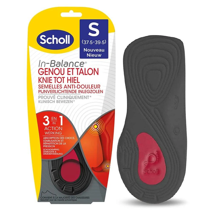 Scholl Expert Support Knee and Heel Pain Relief Insoles 1 paar