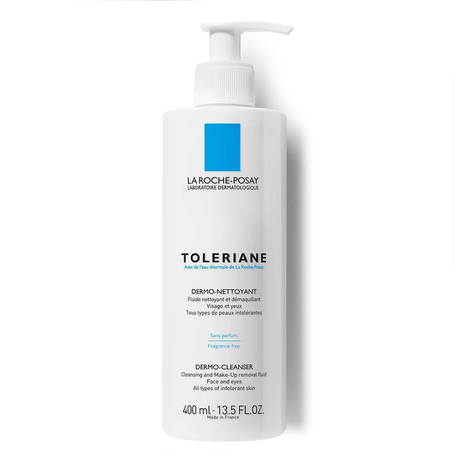 La Roche-Posay Toleriane Derma Fluido Limpiador Rostro y Ojos 400ml