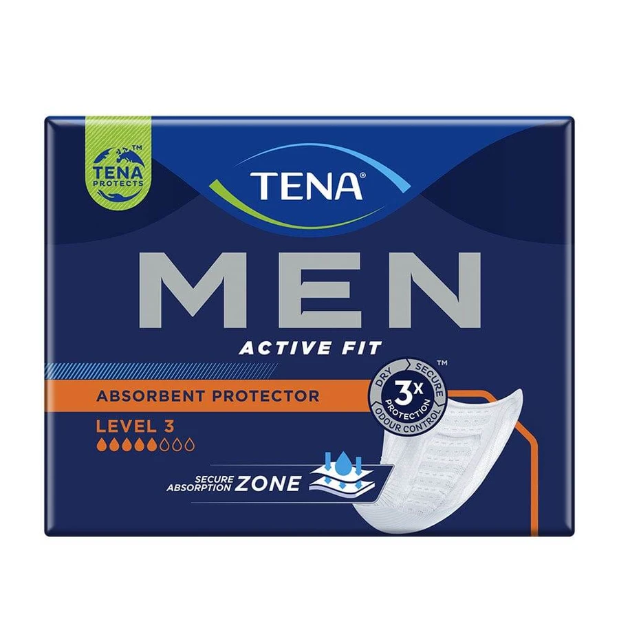 Tena Men Active Fit Protection Absorbante Niveau 3 Super x16