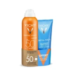 Vichy Capital Soleil Invisible Moisturizing Mist SPF50 200ml +Lapte după soare 100ml Gratuit 