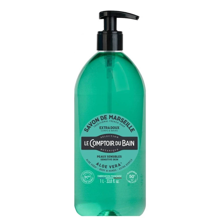 Le Comptoir Du Bain Marseille Seife Corps Et Mains Peaux Sensibles 1l