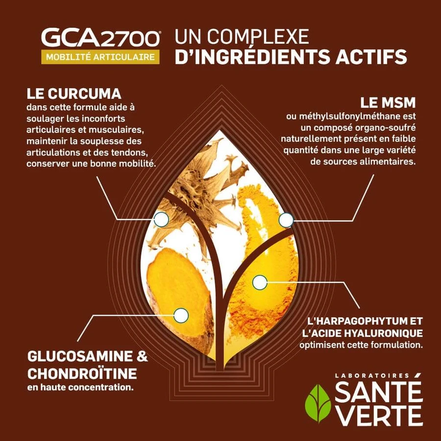 GCA Articulații, 120 + 60 comprimate, Santé Verte 