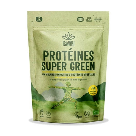 Proteína vegetal ecológica Iswari Super Green 250g