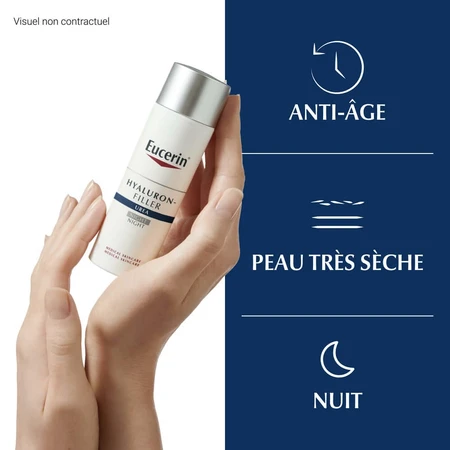 Eucerin Hyaluron-Filler Extra Riche Cuidado de Noche Textura Rica 50ml