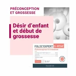 Densmore Folic'expert ácido fólico (5-MTHF) preconcepción y embarazo 90 comprimidos