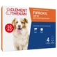 Clement-Thekan Fiprokil Repelent de purici și căpușe pentru câini 20-40 kg 2,68 ml x 4 pipete