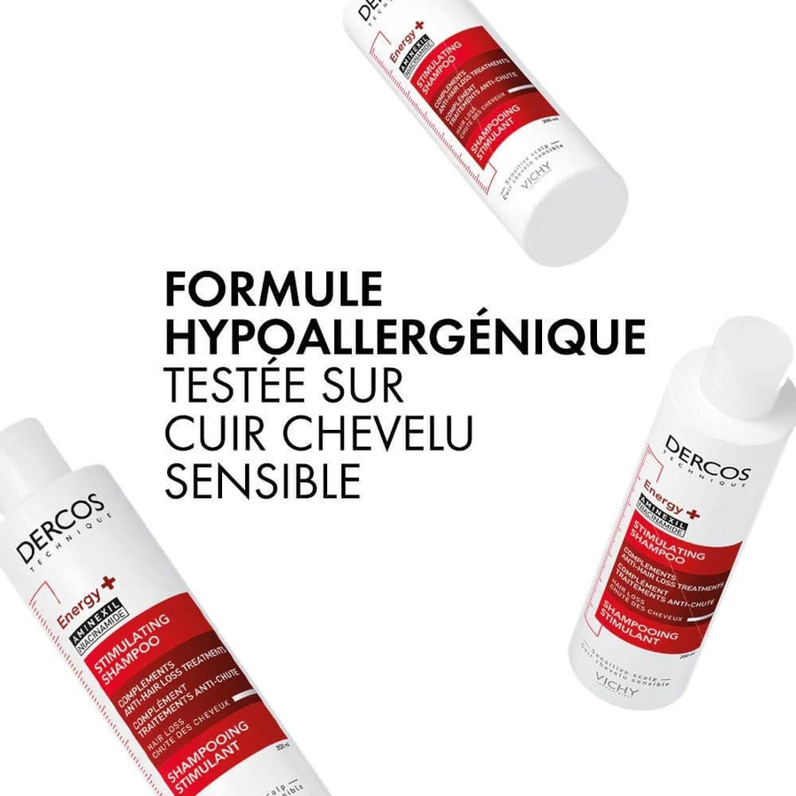 Vichy Dercos Champú Energizante con Complemento Anticaída Aminexil 200ml