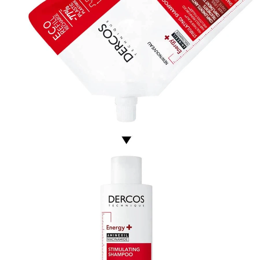 Vichy Dercos Champú Energizante con Complemento Anticaída Aminexil 200ml