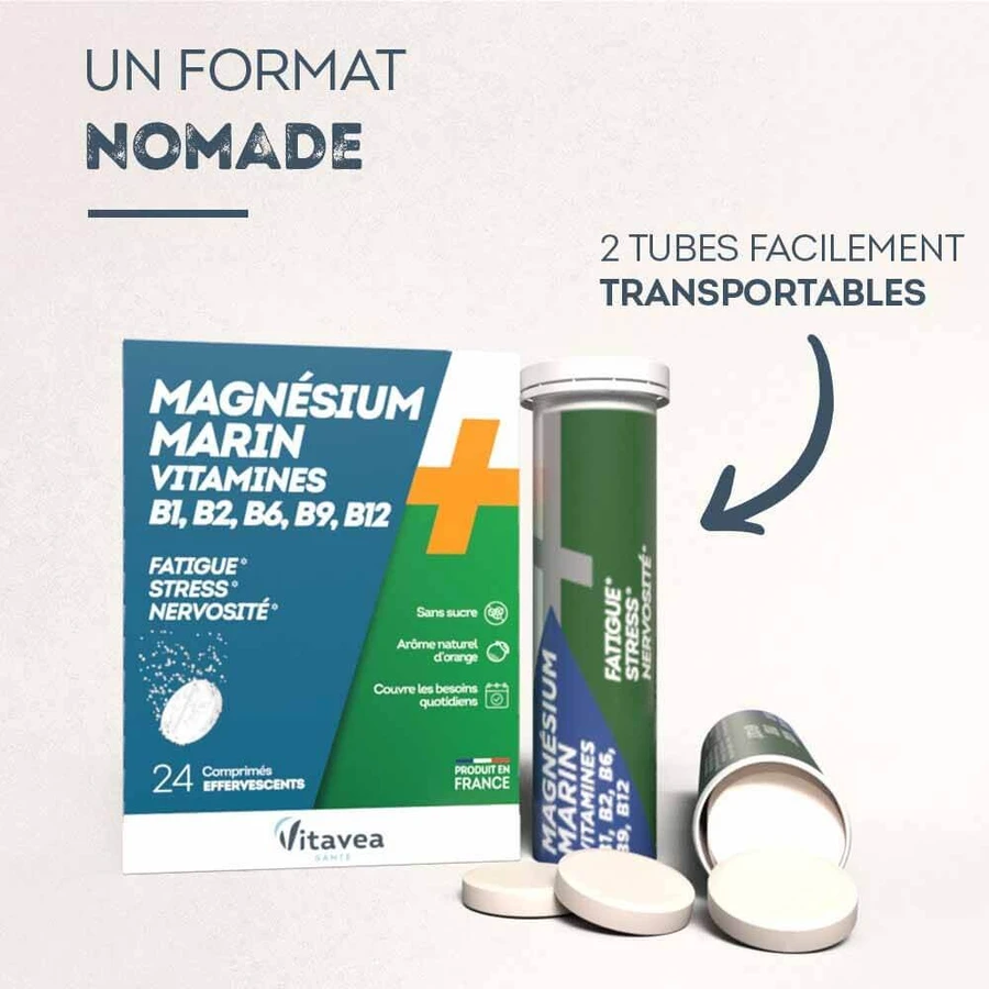 Vitavea Santé Magnez + Witaminy B1 B2 B6 Relax 24 tabletki: ceny i cechy