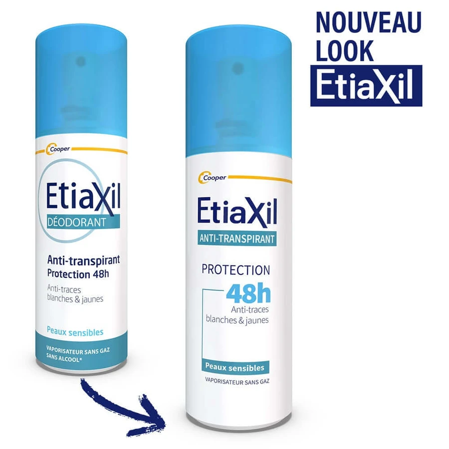 Etiaxil Antiperspirant Deodorant Spray 48h Beschermt Oksels Matige Transpiratie Gevoelige Huid 100ml