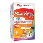 Forté Pharma MultiVit'4G Multivitaminas para niños Vitaminas minerales enriquecidas con calcio 30 comprimidos masticables