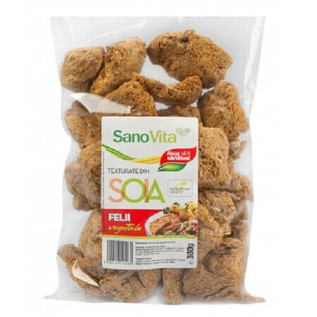 Textured soy slices, 300 g, Sanovita