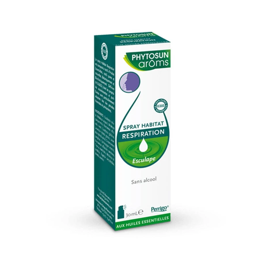 Phytosun Aroms Habitat Respire Spray Esculapio Senza alcool 30 ml