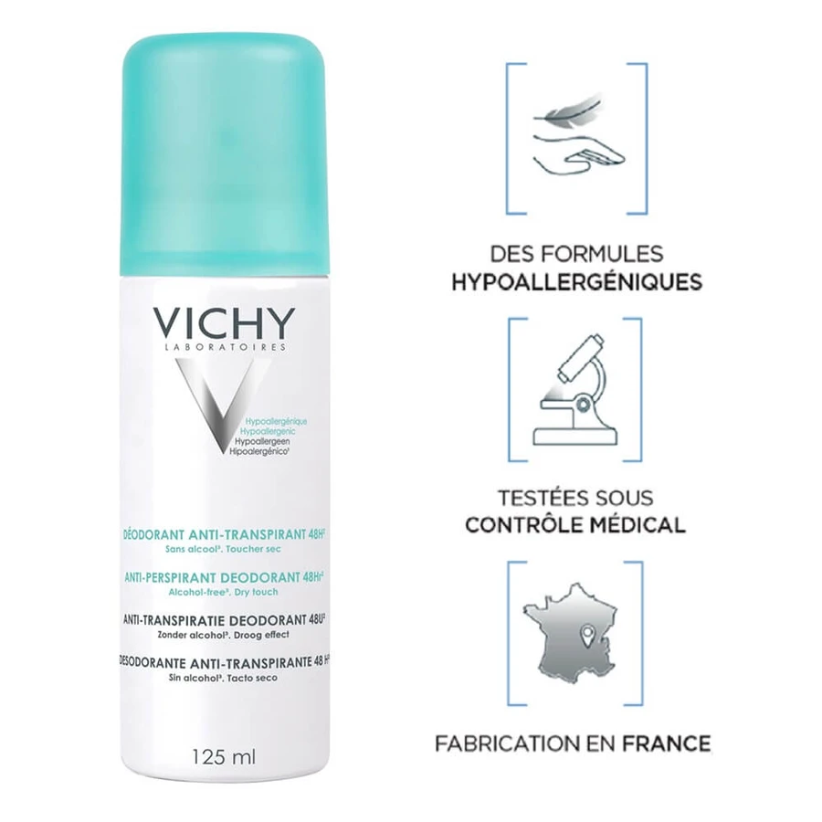 Vichy Desodorante Antitranspirante 48H Spray 2x125ml