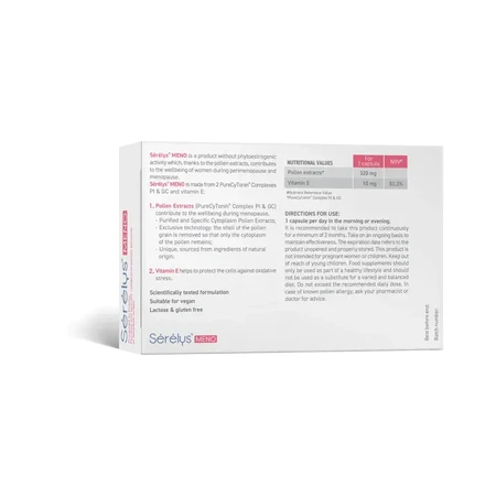 Sérélys Meno (Peri)-Disconfort Menopauză 30 Capsule