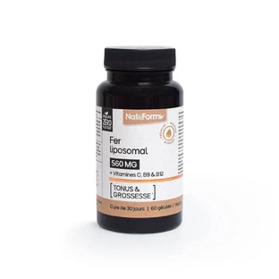 Nat&Form Liposomal Iron x60 Vegetarian Capsules