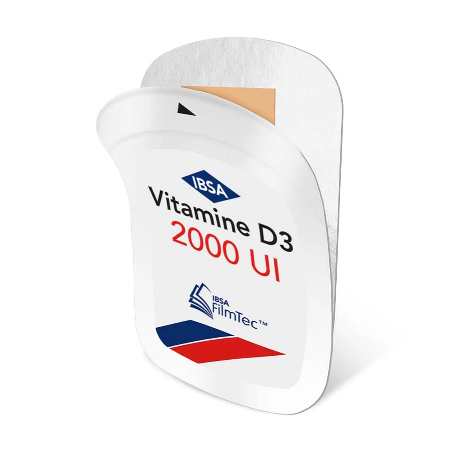 IBSA FilmTec Vitamine D3 2000IU 30 Oro-dispergeerbare films