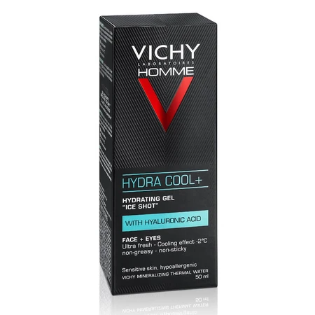 Vichy Men's Ice Effect Hydra Cool+ Gel Hidratante Facial 50ml