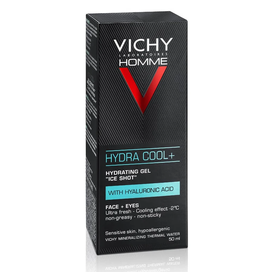Vichy Men's Ice Effect Hydra Cool+ Gel Hidratante Facial 50ml