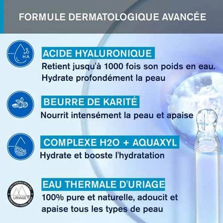 Uriage Agua Termal Crema Rica Pieles sensibles secas a muy secas 40ml