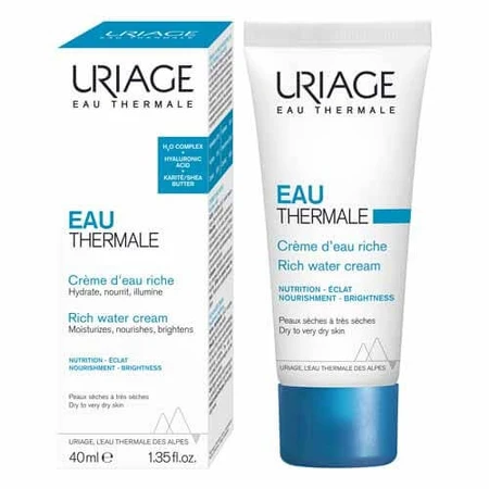 Uriage Agua Termal Crema Rica Pieles sensibles secas a muy secas 40ml