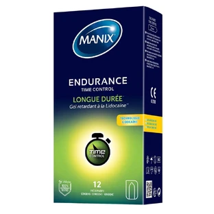 Manix Resistance Condoms Long Lasting Lubricants Time Control x12