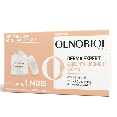 Oenobiol Derma Expert acid hialuronic vârstă riduri fermitate 60 capsule