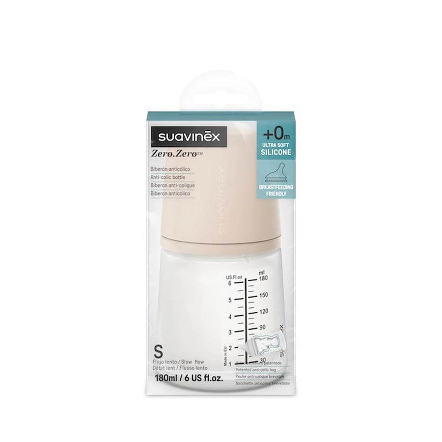Suavinex Zero Anti-Colique Baby Bottle Debit Lent 270ml