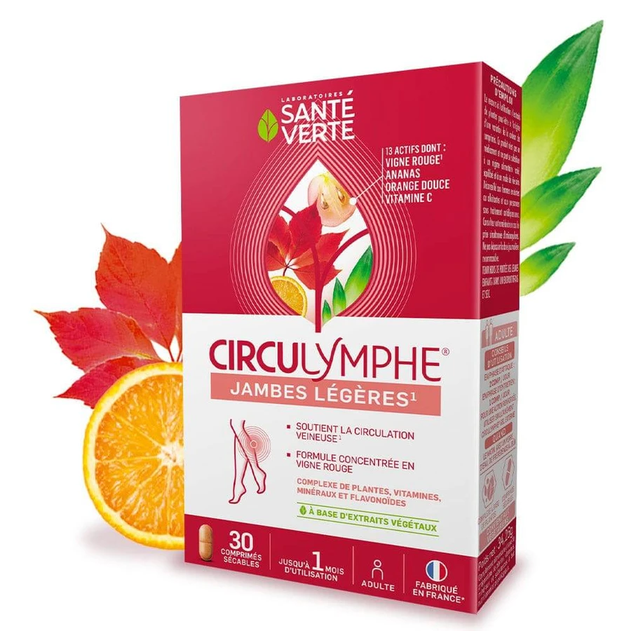 Sante Verte Circulymphe Light Legs 30 comprimate