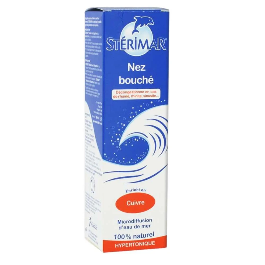 Sterimar Spray Nez Bouche Hypertonique enrichie en cuivre Enfants et adultes 100ml