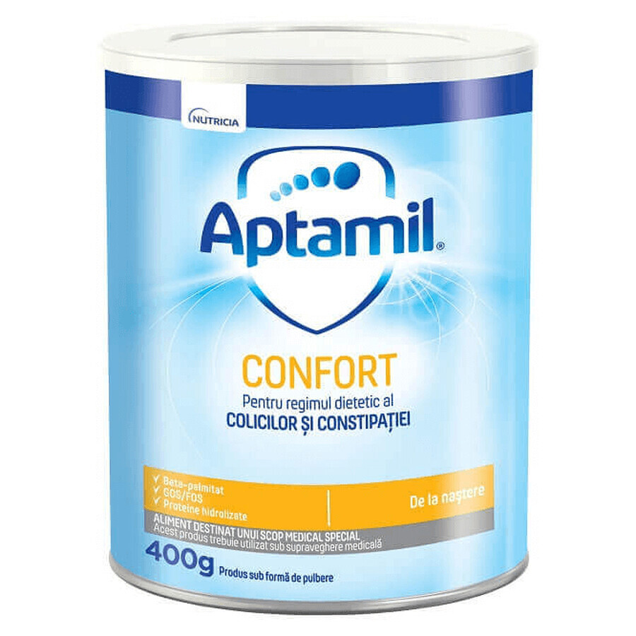 Formulă de lapte Aptamil Confort, 400 g, Nutricia