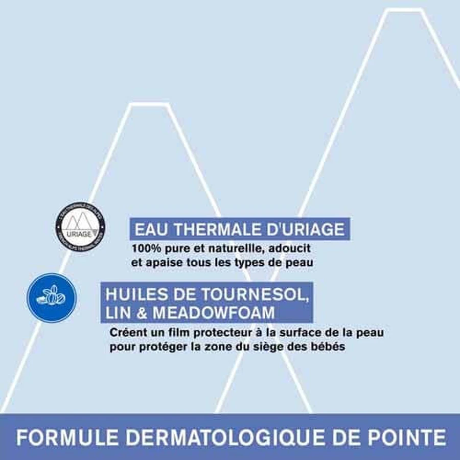 Uriage Bébé Loțiune oleotermală pentru zona scutecului - Uriage Bebe 500ml