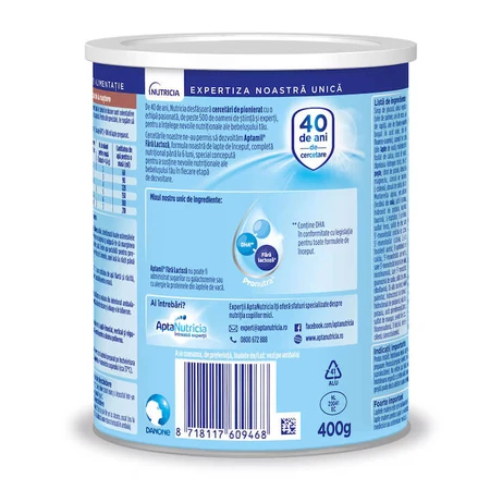 Aptamil Latte Senza Latosio, 400 g - di partenza, Nutricia